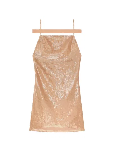 Rochie mini Courreges cu paiete cu bretele