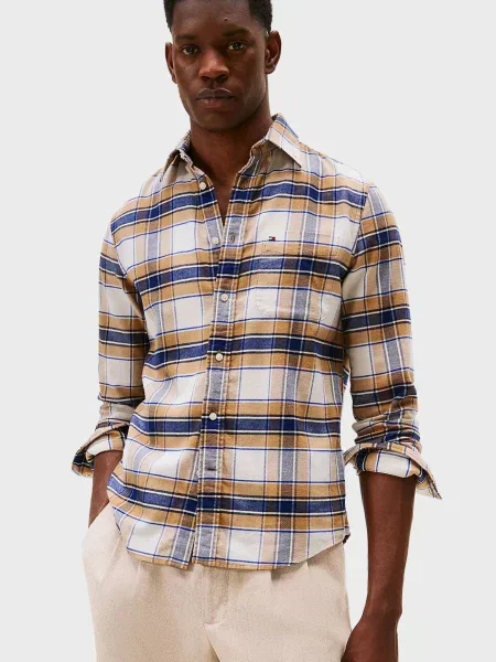 Картата фланелева сорочка Tommy Hilfiger