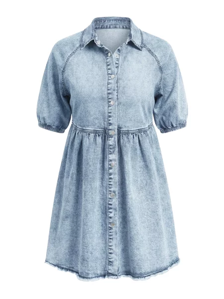 Imily Bela Rochie denim albastru