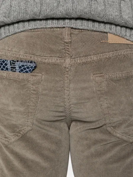 Pantaloni Jacob Cohën de catifea cord gri