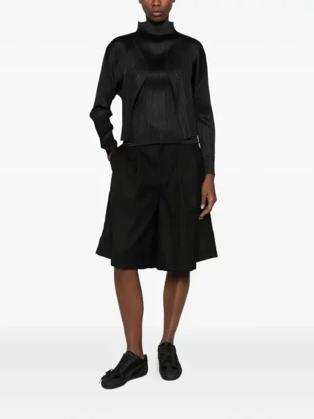 Τοπ Pleats Please Issey Miyake μαύρο