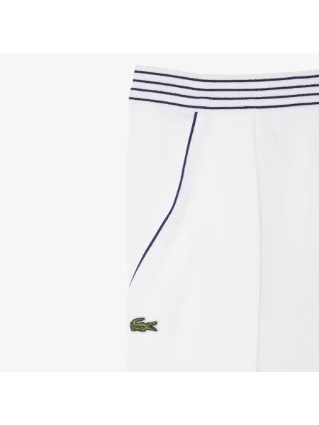 Lacoste Organiczne Szorty białe