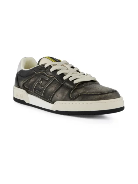 Sneakersy Fendi skórzane czarne