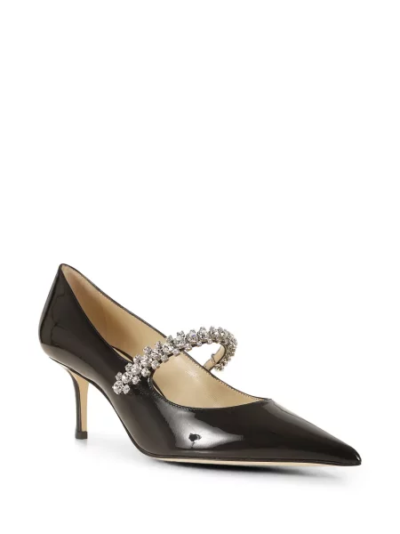 Pantofi cu toc Jimmy Choo din piele negru