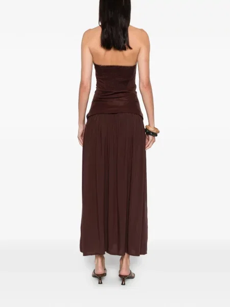 Rochie Faithfull The Brand de costum maro
