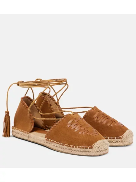 Espadrile Isabel Marant din piele maro