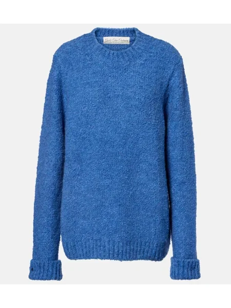 Sweter God's True Cashmere z kaszmiru niebieski