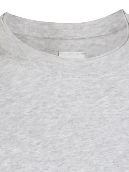 Tricou Eleventy cu decolteu rotund gri