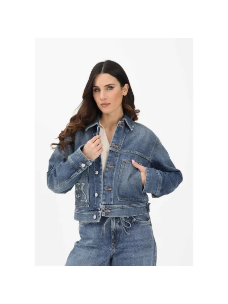 Jacket Calvin Klein Jeans Workwear Jacket Blue S niebieskie