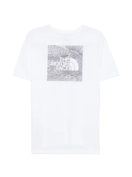 Scurt tricou The North Face alb