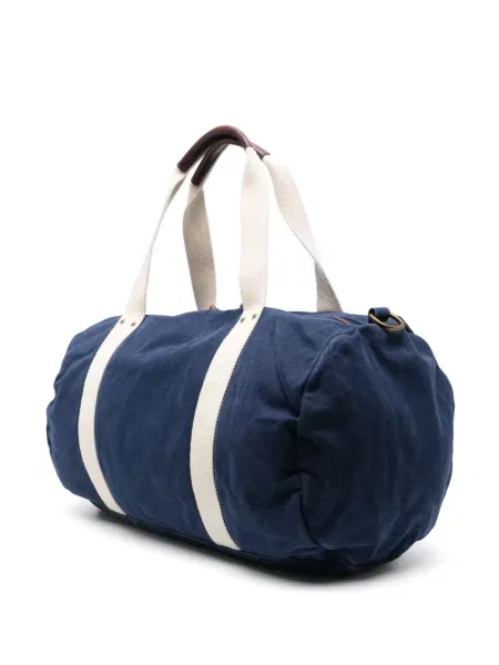 Portofel Polo Ralph Lauren din poplin cu imagine în carouri albastru