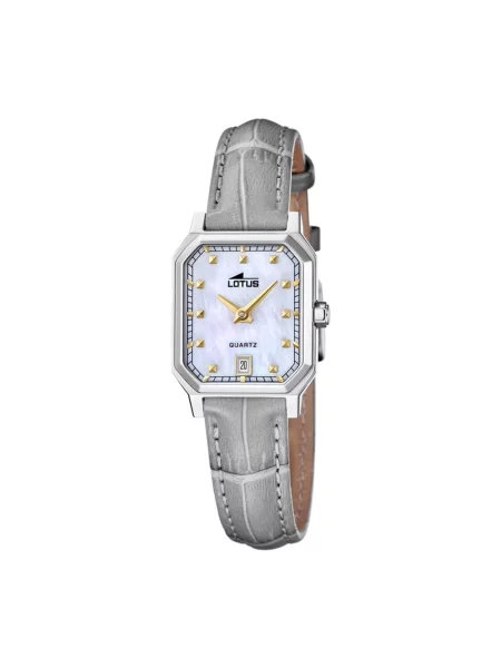Lotus Analogové hodinky Date watch Square Series' šedá