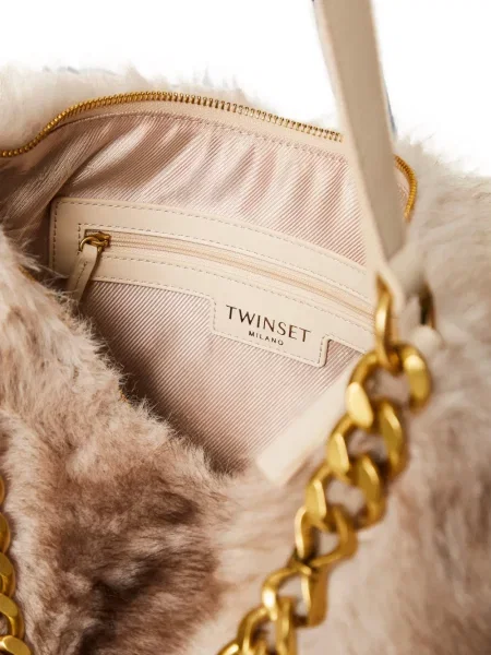 Geantă Twinset cu blană