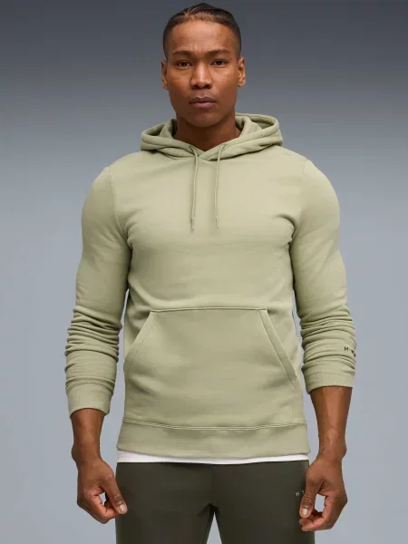 Худи Puma с капюшоном зеленое