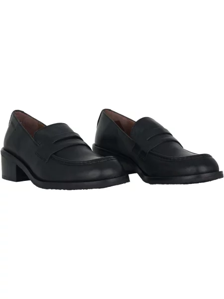 Pantofi Wonders din crep negru