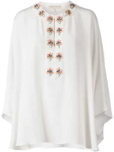 Top Pucci alb