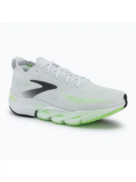 Încălțăminte de alergare pentru bărbați Brooks Glycerin Flex white/green gecko/phantom alb