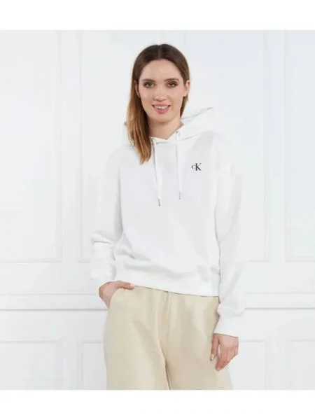 CALVIN KLEIN JEANS hanorac alb