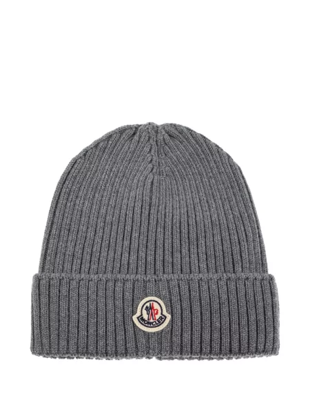 Czapka dziecięca Moncler Enfant szara