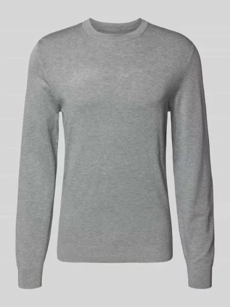 Sweter z dzianiny z prążkowanymi wykończeniami Mcneal