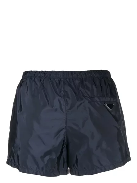 Szorty Prada z logo niebieskie