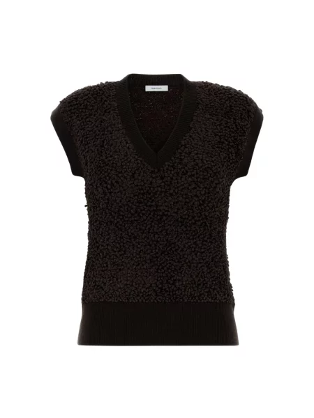 Bukiecik sweter Ferragamo brązowy