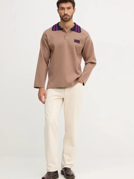 Свитер Ea7 Emporio Armani коричневый