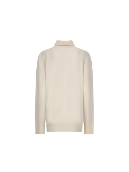 Sweter The Row z kaszmiru beżowy