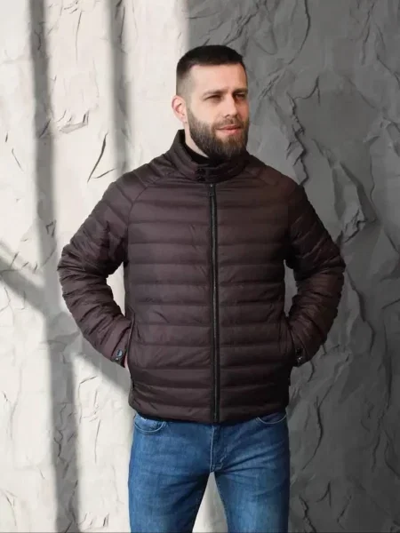 Демісезонна куртка D&V couture коричневий