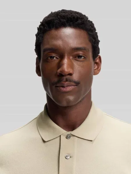Hugo Koszulki Mężczyzna L Polo Shirt Boss beżowy