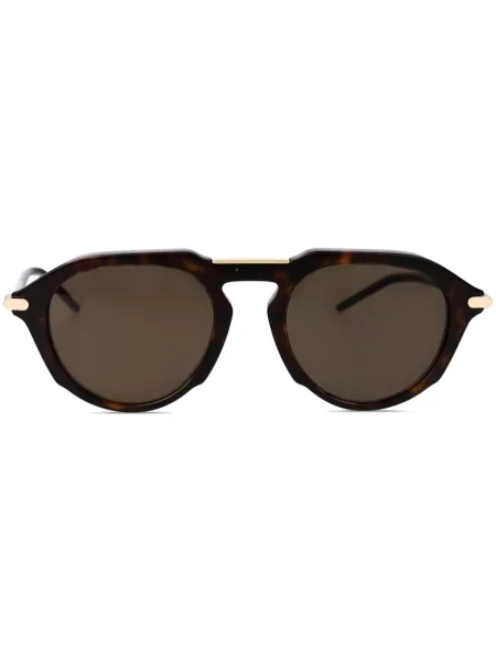 Ochelari de soare Givenchy Eyewear cu imprimeu geometric maro