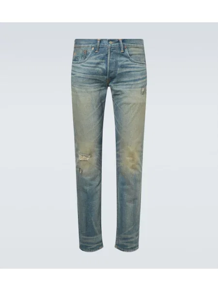 Дънки Rrl синьо