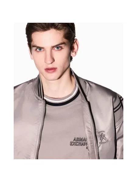 Tricou Eax bej