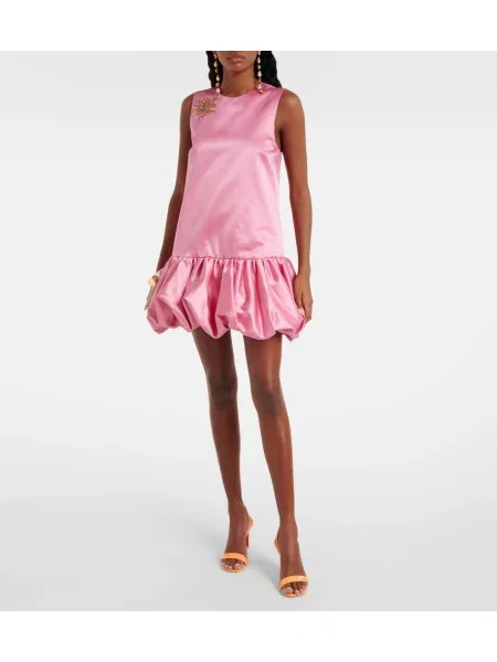 Rochie Alemais din satin roz