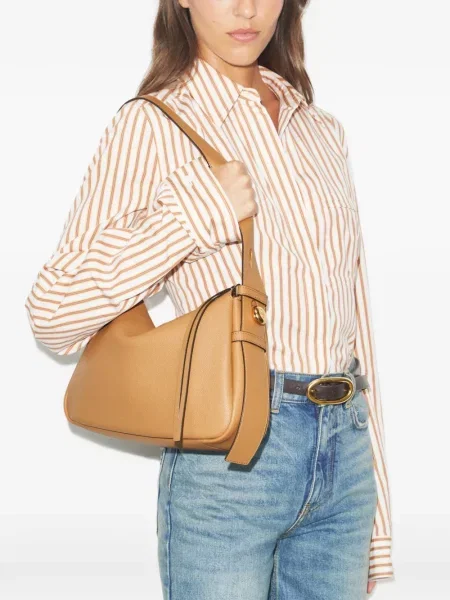 Кожена кожена чанта Tory Burch