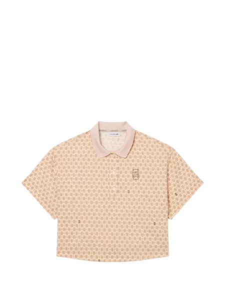 Top Lacoste cu imagine tenis