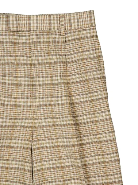 Pantaloni Auralee în carouri