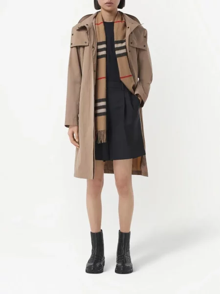 Szal Burberry z kaszmiru w kratkę klasyczna