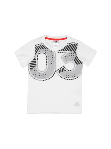 Tricou copii Adidas alb