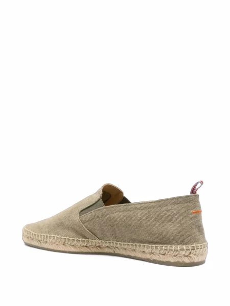 Espadrile Castaner din canvas verde