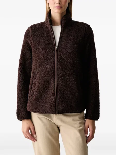 Pulover Skechers din fleece maro