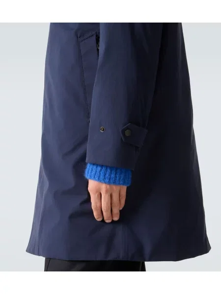 Geacă cu puf Moncler albastru