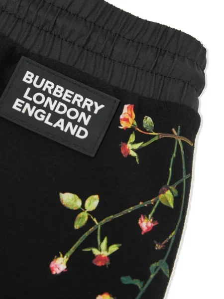 Szorty dziecięce Burberry czarne