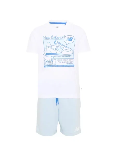 Komplet dresowy dziecięcy New Balance biały