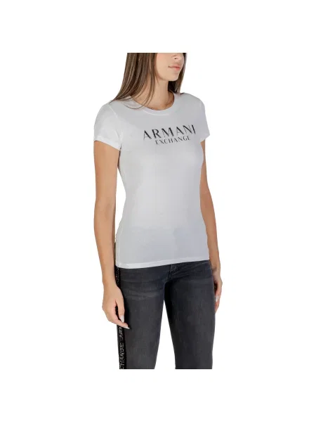 ARMANI EXCHANGE Tričko černá bílá