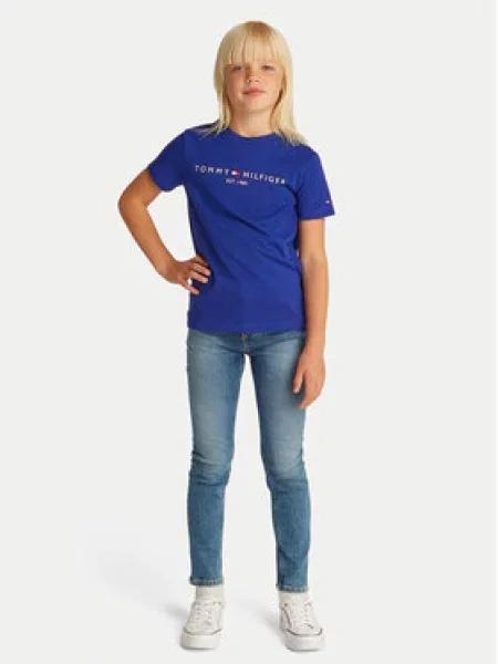 Dětské tričko Tommy Hilfiger modré
