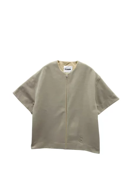Tricou Jil Sander cu broderie