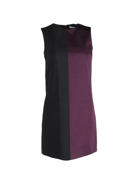 Rochie mini Victoria Beckham fără mâneci de costum violet