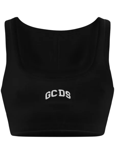 Cropp top Gcds cu broderie negru