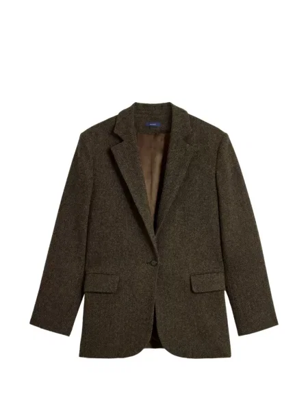 Geacă Soeur cu model herringbone maro